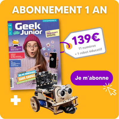Abonnement-1an-Geek-Junior + robot-interactif