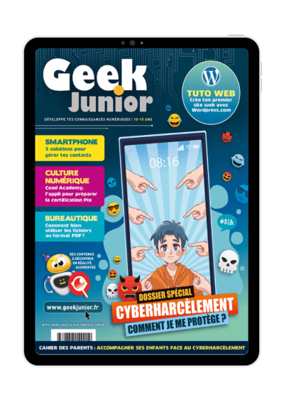 Couverture Geek Junior version numérique n°11