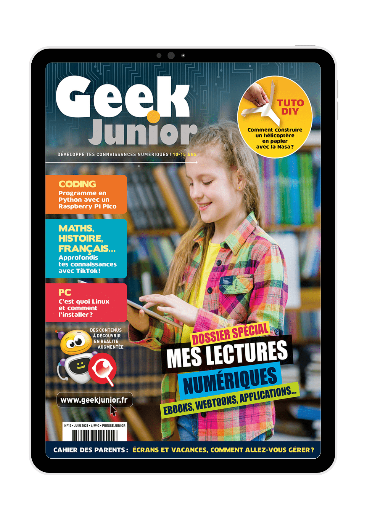 Couverture Geek Junior version numérique n°13