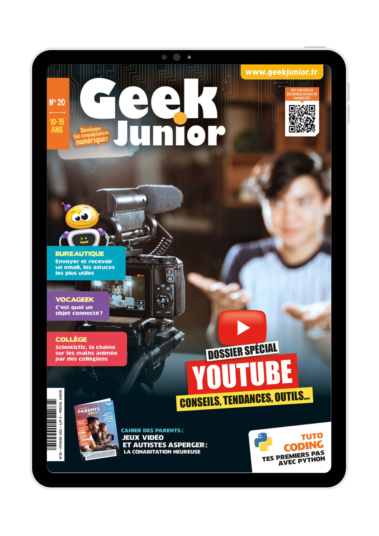 Couverture Geek Junior version numérique n°20