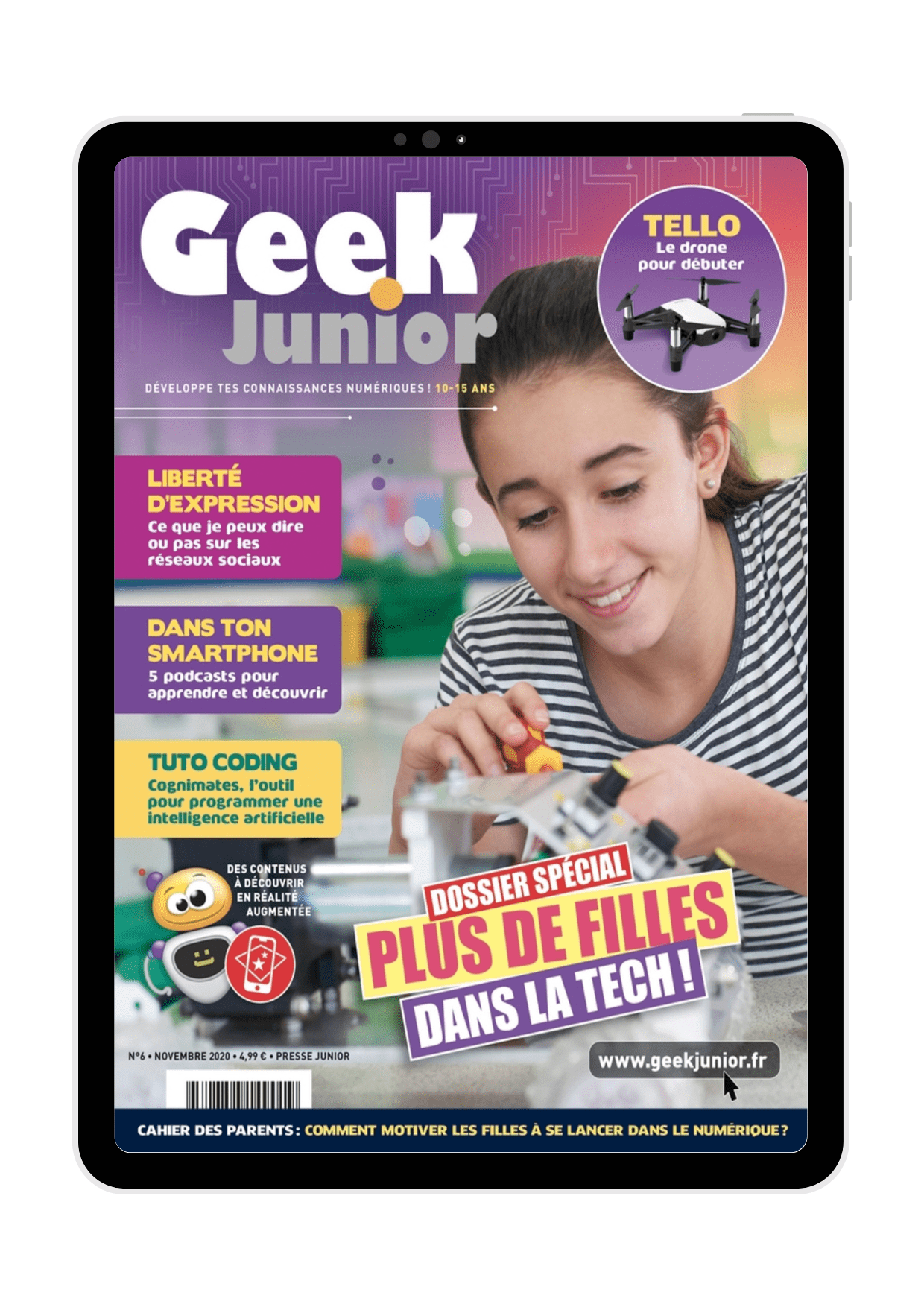 Couverture Geek Junior version numérique n°6