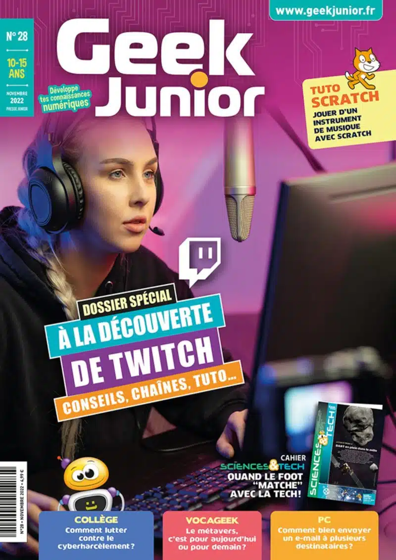 Couverture Geek Junior n°28