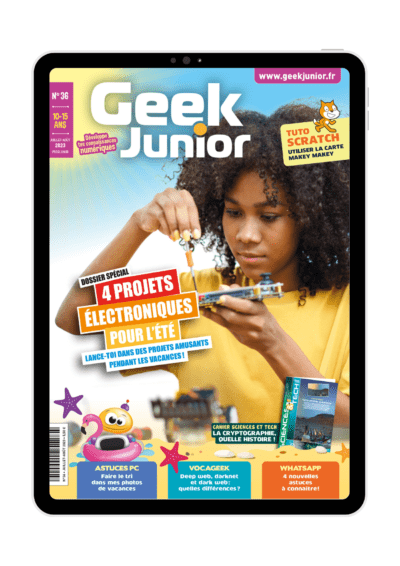 Couverture version numérique Geek JR 36