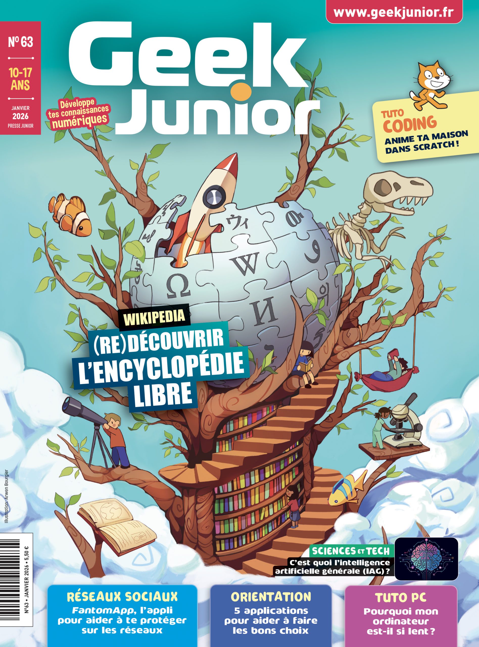 Magazine Geek Junior Geek Junior N 63 Magazine Geek Junior Geek Junior N 63